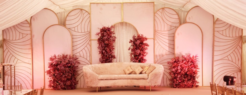 Blush Floral Stage
